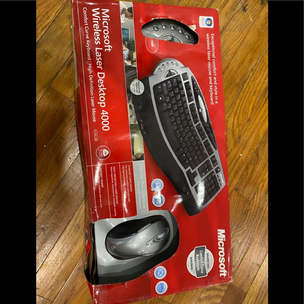 Microsoft Wireless Laser Desktop 4000 NEW!